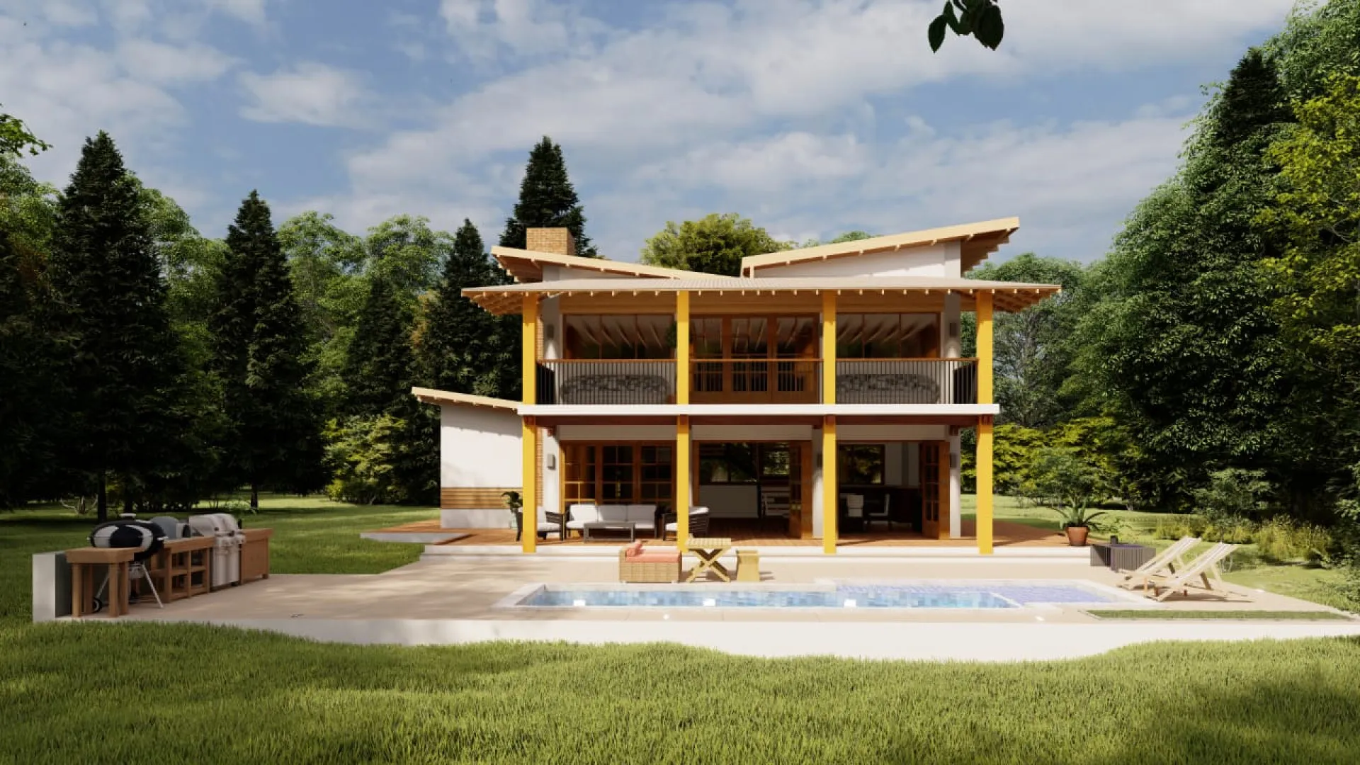 Concept of villas in Jarabacoa. image 5