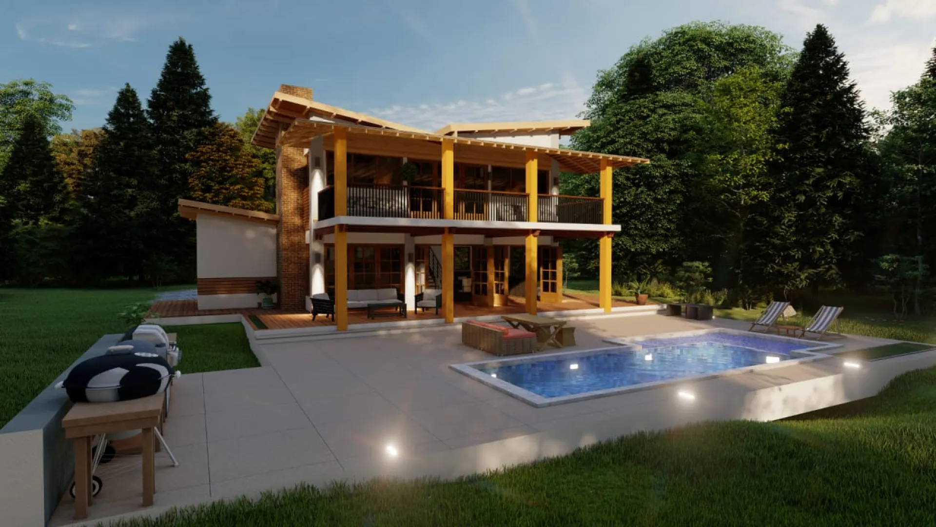 Concept of villas in Jarabacoa. image 7