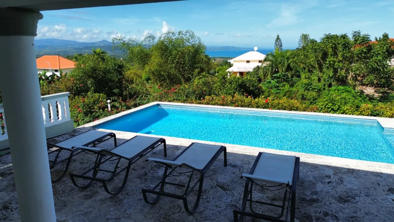 4-bedroom ocean view villa in Río San Juan image 1