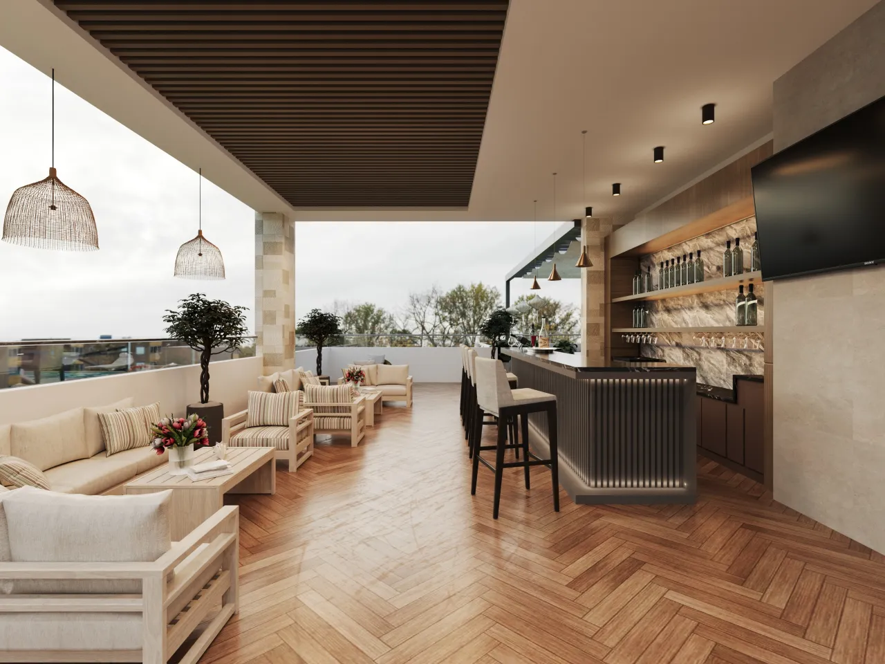 Spacious apartments with terrace in Los Cacicazgos image 8