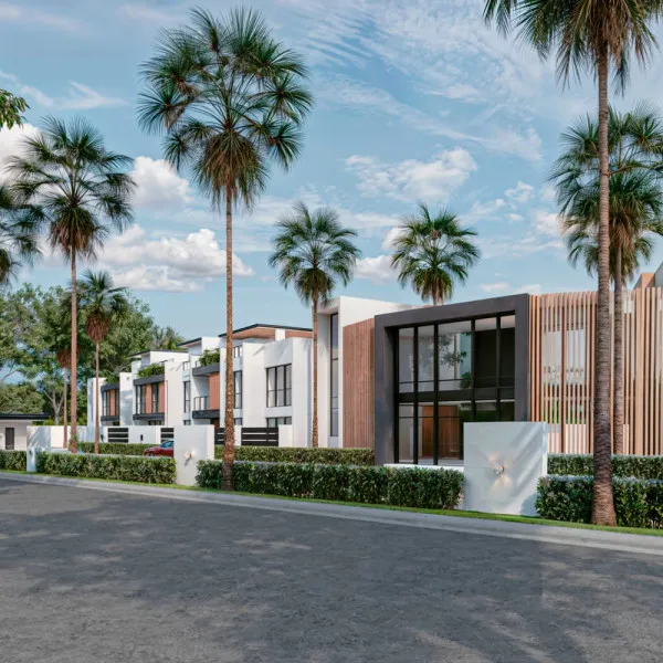 Exclusive apartments with access to a private beach