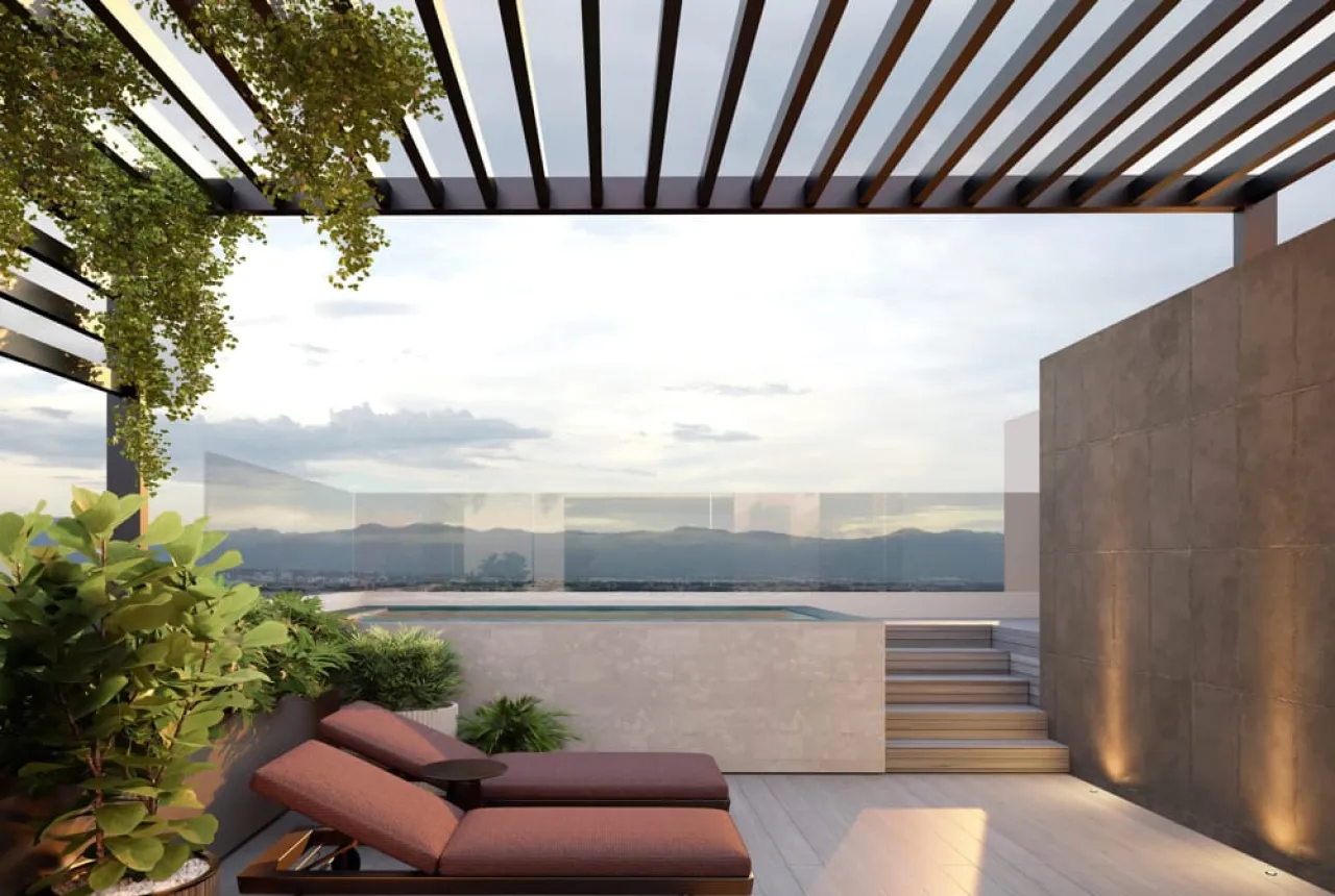 Impressive Residential Tower with Panoramic Views and Luxury Rooftop in Exclusive Area of Santiago image 1