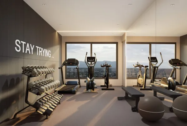 Impressive Residential Tower with Panoramic Views and Luxury Rooftop in Exclusive Area of Santiago