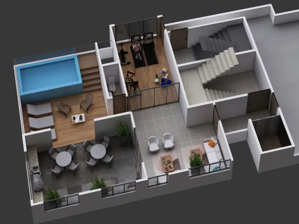 Impressive Residential Tower with Panoramic Views and Luxury Rooftop in Exclusive Area of Santiago