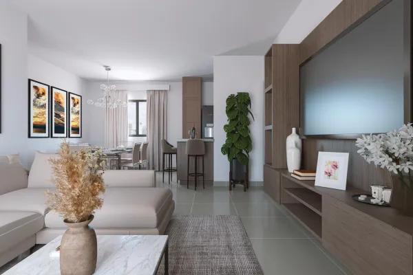 Modern apartments with pool and paddle tennis court in San Isidro