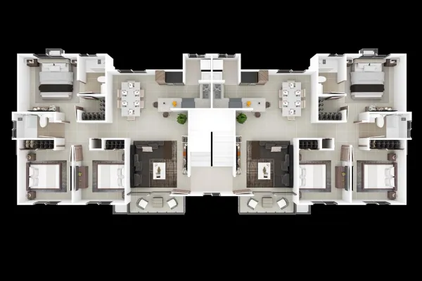 Modern apartments with pool and paddle tennis court in San Isidro