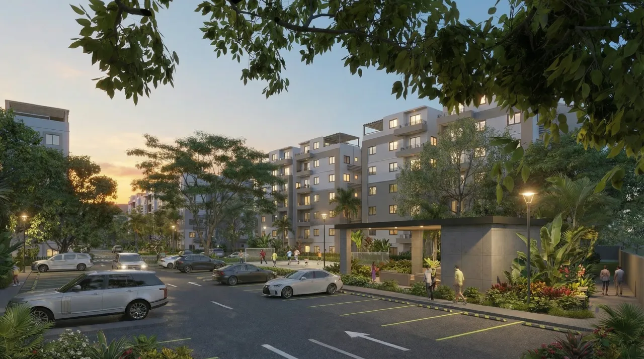 Contemporary Residential Complex with Ample Green Areas and Security in a Strategic Area of Santiago image 6