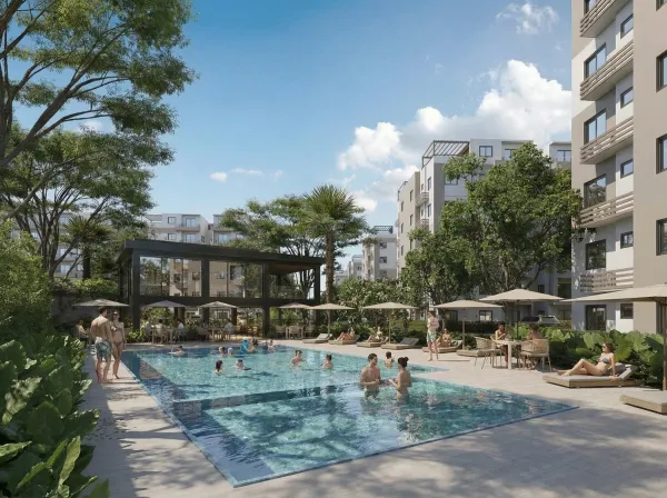 Contemporary Residential Complex with Ample Green Areas and Security in a Strategic Area of Santiago