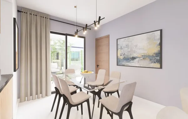 Contemporary Residential Complex with Ample Green Areas and Security in a Strategic Area of Santiago