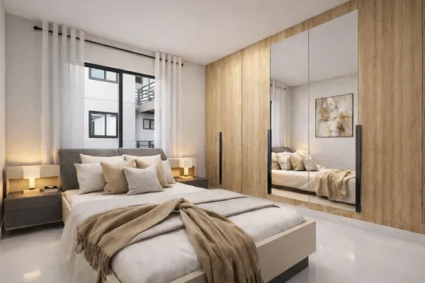 Contemporary Residential Complex with Ample Green Areas and Security in a Strategic Area of Santiago