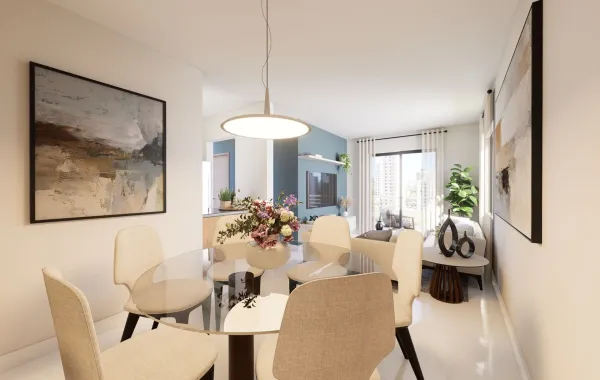 Contemporary Residential Complex with Ample Green Areas and Security in a Strategic Area of Santiago