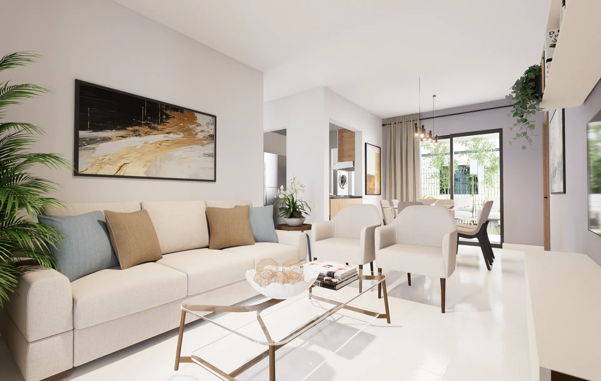 Contemporary Residential Complex with Ample Green Areas and Security in a Strategic Area of Santiago image 1