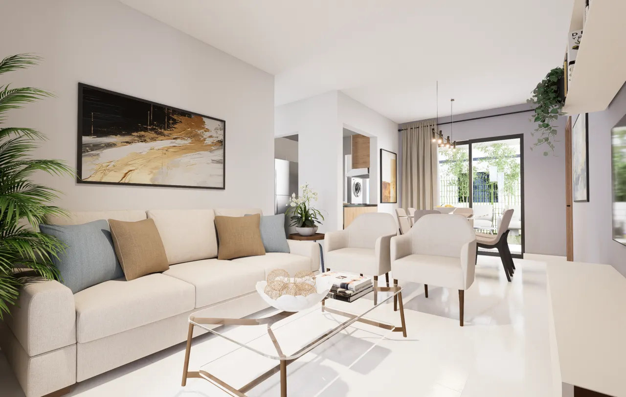 Contemporary Residential Complex with Ample Green Areas and Security in a Strategic Area of Santiago image 1