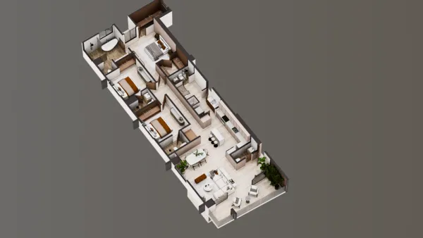 Luxury Residential Tower with World-Class Amenities and Co-working Spaces in an Exclusive Area of Santiago