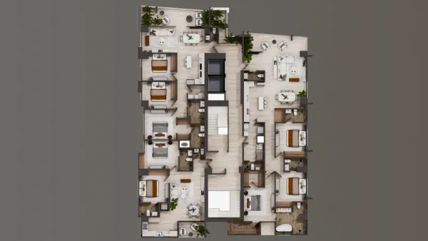 Luxury Residential Tower with World-Class Amenities and Co-working Spaces in an Exclusive Area of Santiago