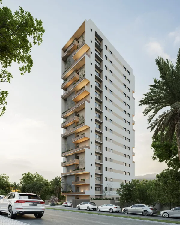 Avant-garde residential tower with panoramic views in an exclusive area of Santiago