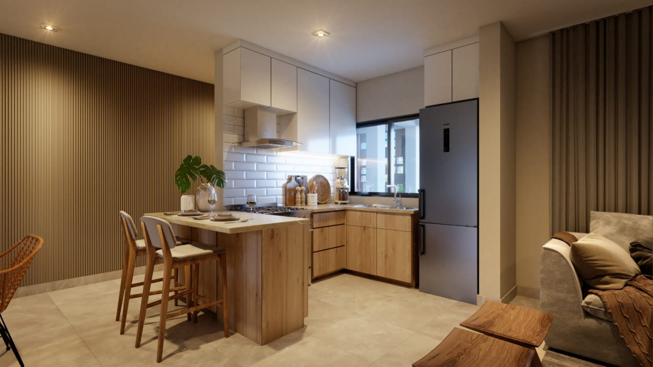 Apartment project with private access to the beach