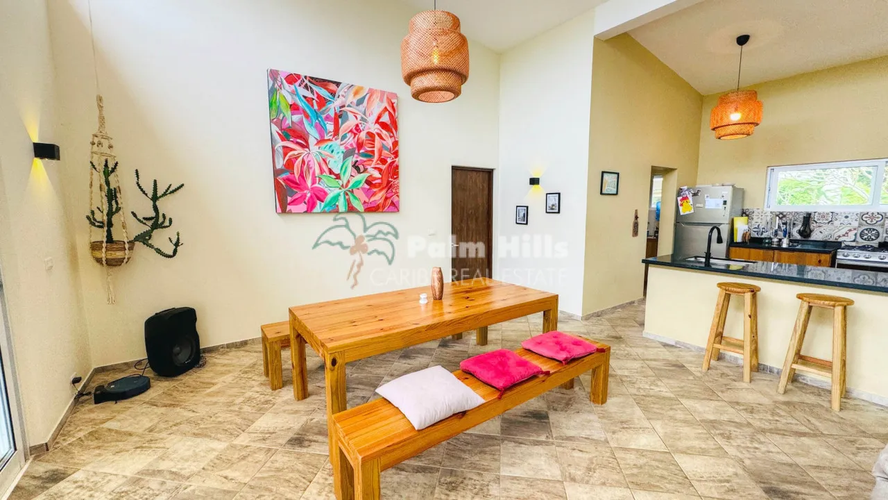 Tropical 3-Bedroom Home Steps from the Beach