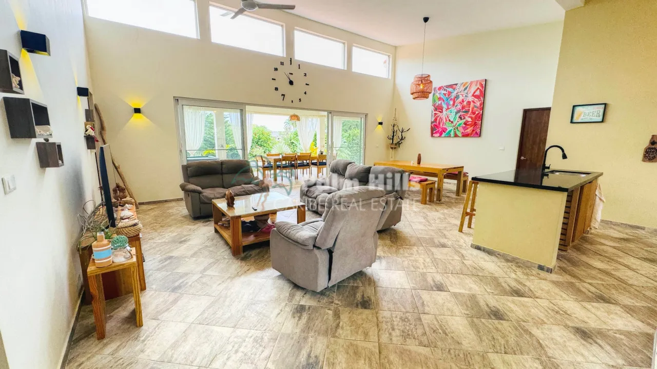 Tropical 3-Bedroom Home Steps from the Beach