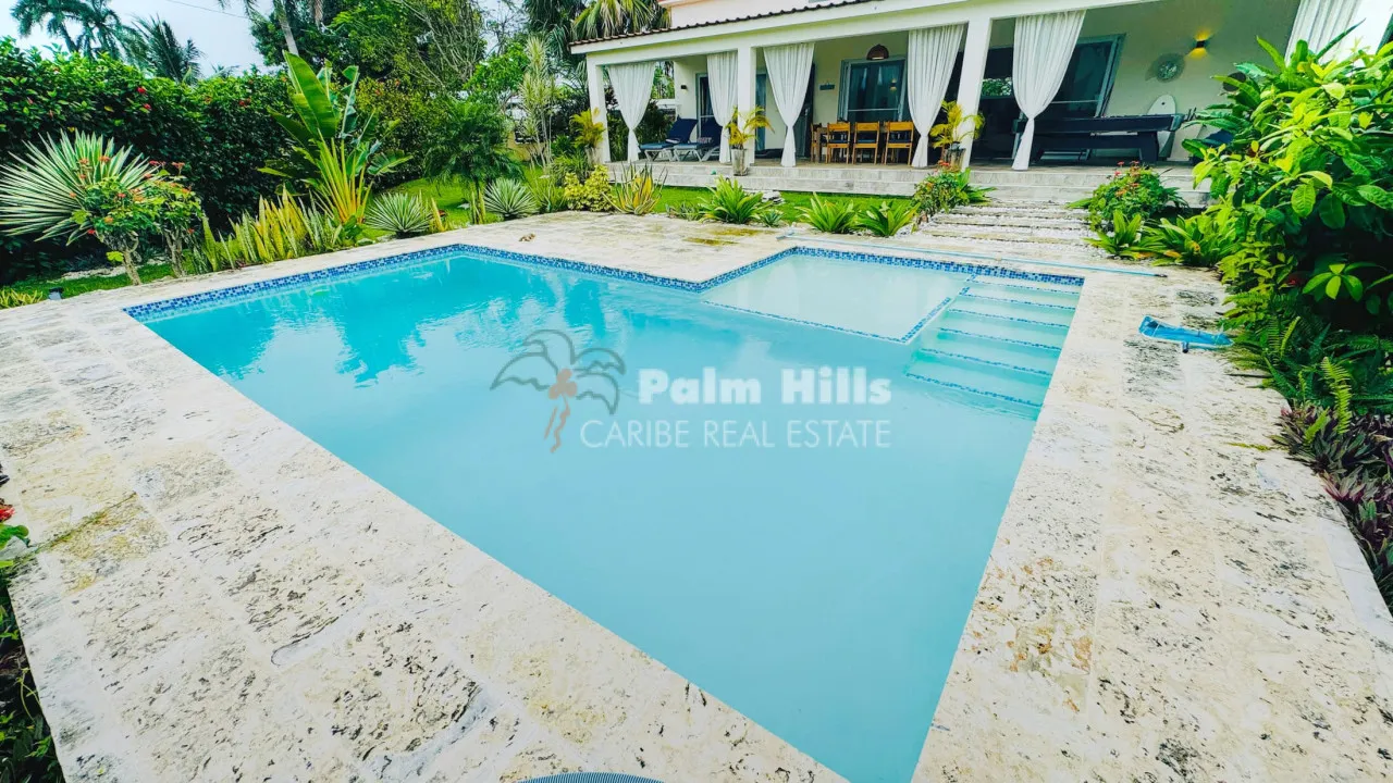 Tropical 3-Bedroom Home Steps from the Beach