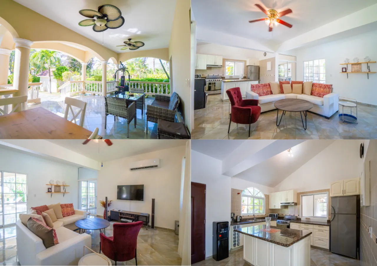Spacious 3-bedroom villa with private pool in Sosúa (Residencial Hispaniola)
