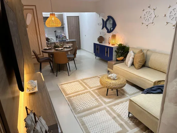 Modern Fully Furnished 2-Bedroom Apartment for Rent – Epic Residences, Bávaro – Punta Cana