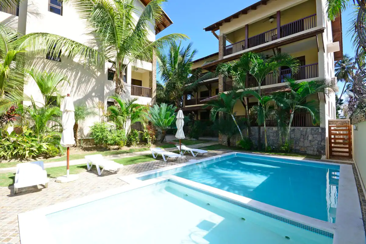 Tropical 2 Bedrooms Beach Apartment For Sale, Las Terrenas, Samaná.