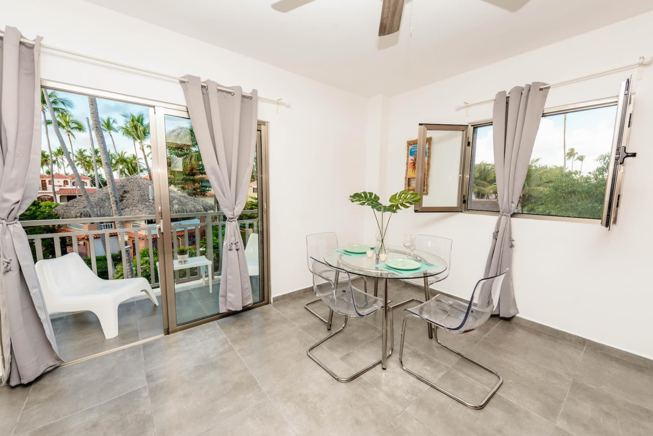 Encantador condominio en la playa Bávaro: una joya oculta de 1 dormitorio y 1 baño
