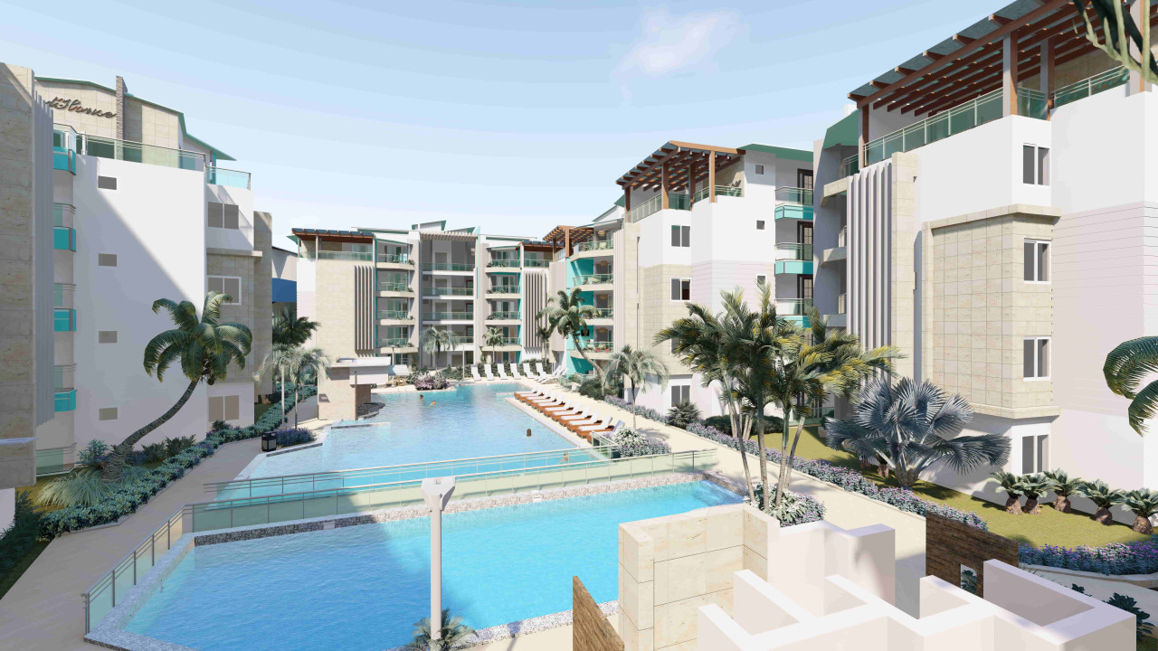 Condominio a 2 minutos a pie de la playa Cortecito, Bávaro