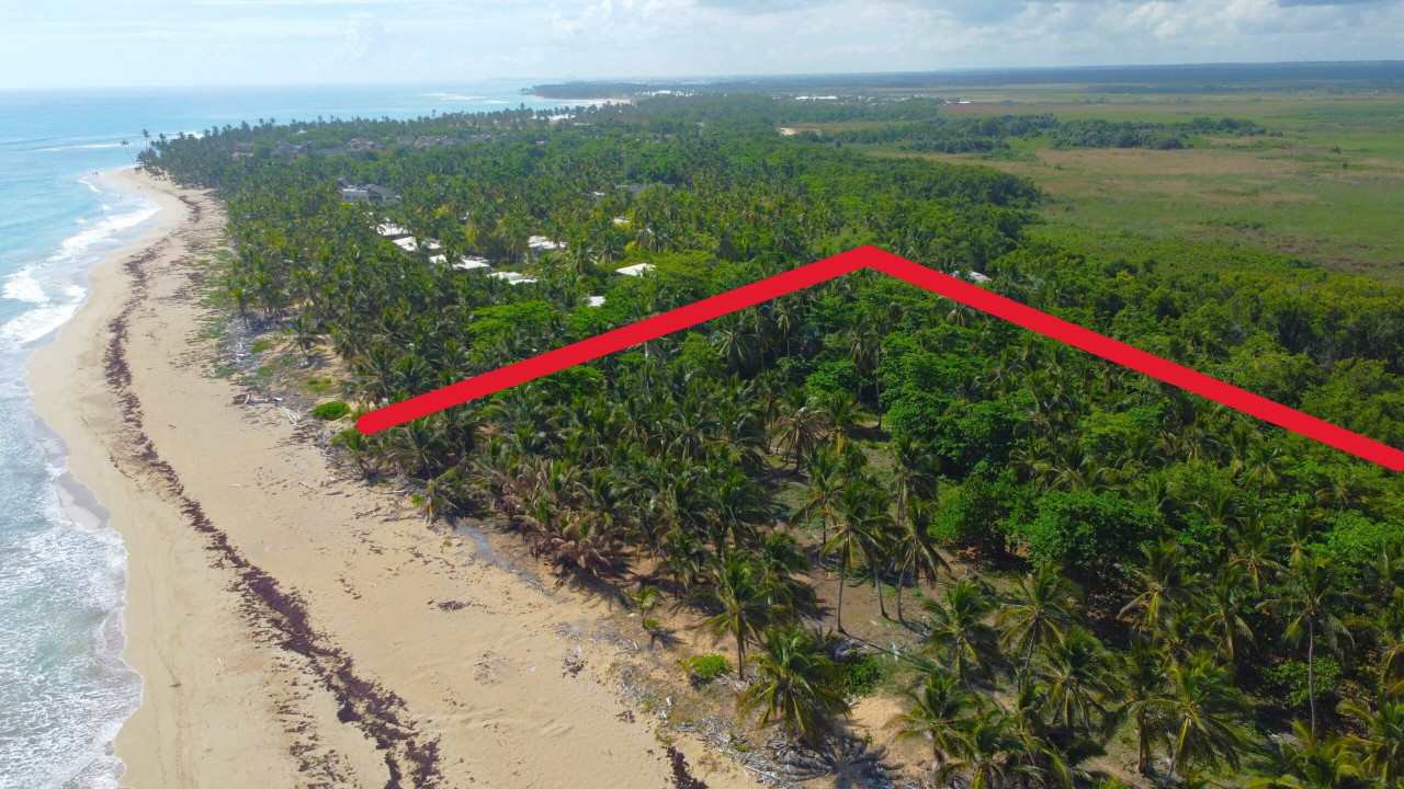 Beach Front Land Lot For Development, Uvero Alto