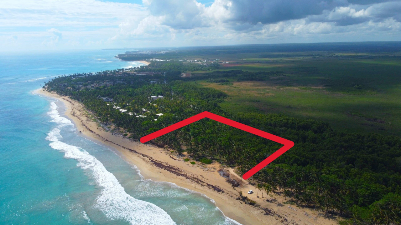 Beach Front Land Lot For Development, Uvero Alto