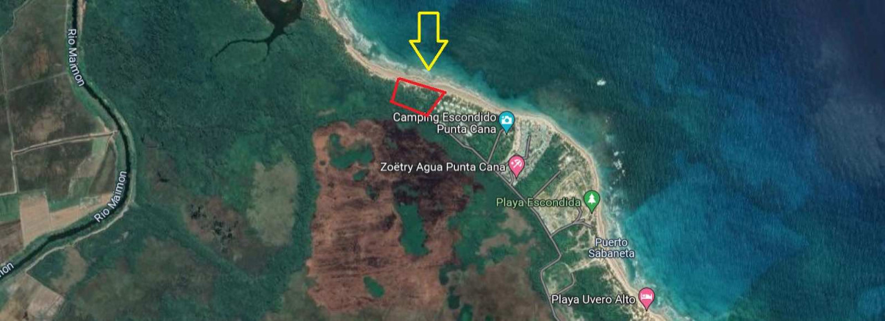 Beach Front Land Lot For Development, Uvero Alto