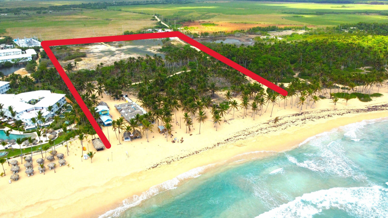 Beach Land For Hotel Development in Uvero Alto, Bavaro