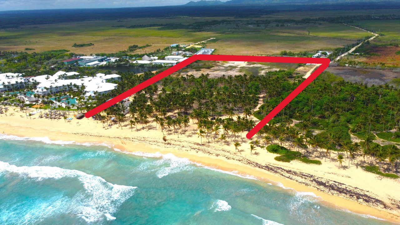Beach Land For Hotel Development in Uvero Alto, Bavaro
