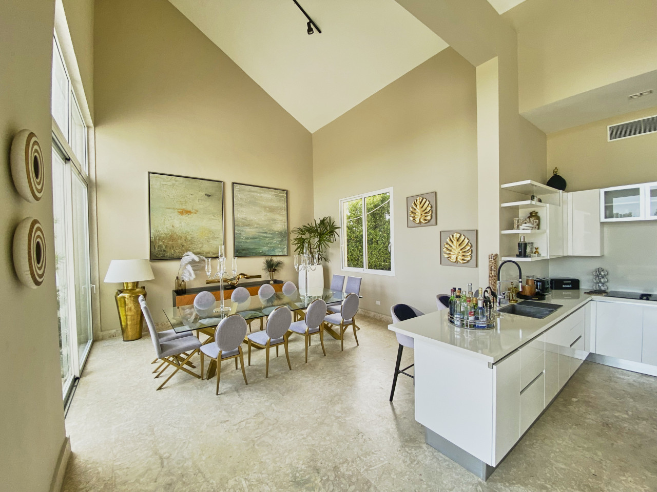 Opulent Villa With Panoramic Golf Views And Spectacular Pool In Punta Cana Resort