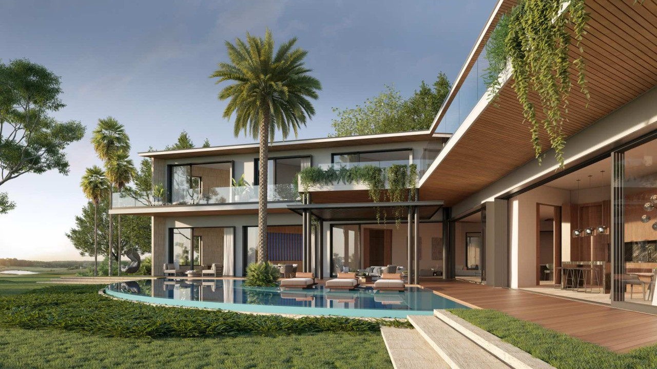 Modern Elegance Meets Golf Course Views: Majestic 6-Bedroom Villa in Casa de Campo
