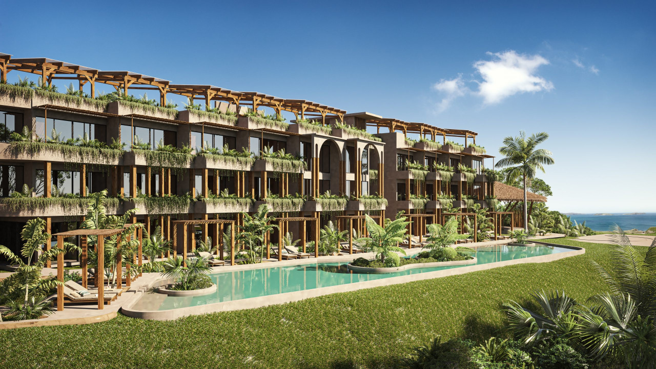 Apartment with panoramic ocean views