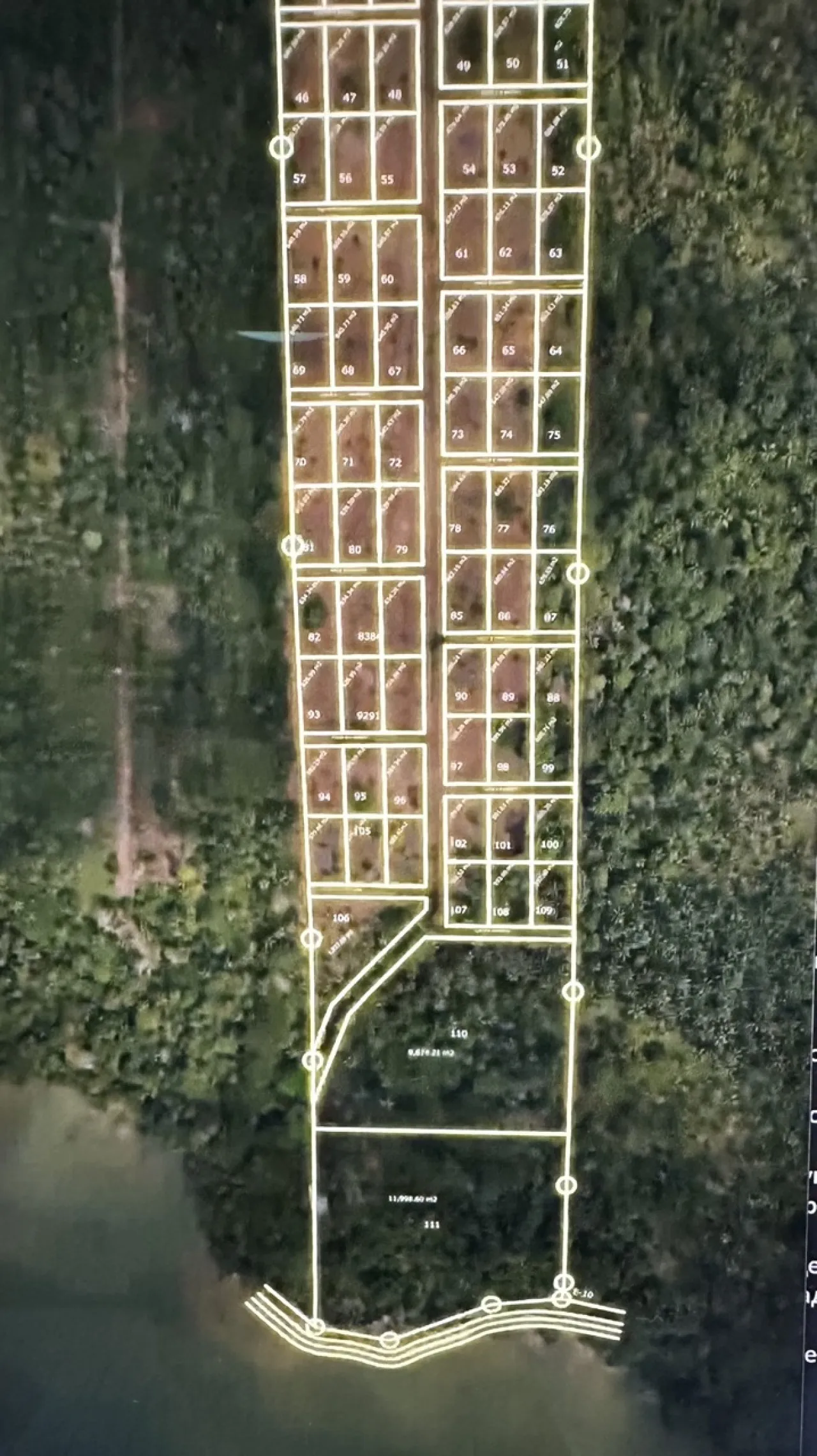 Oceanfront lot