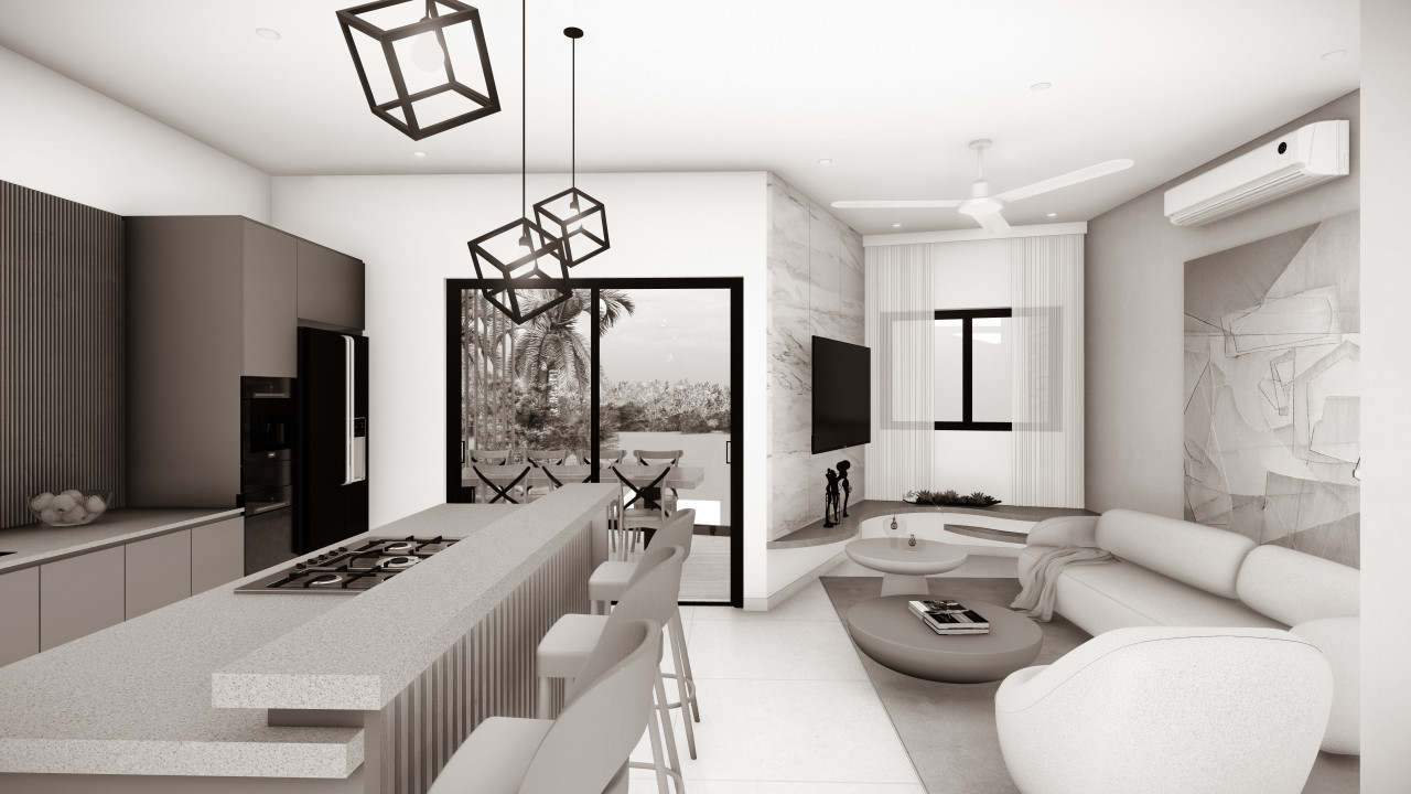 Apartment with garden and terrace in Las Terrenas