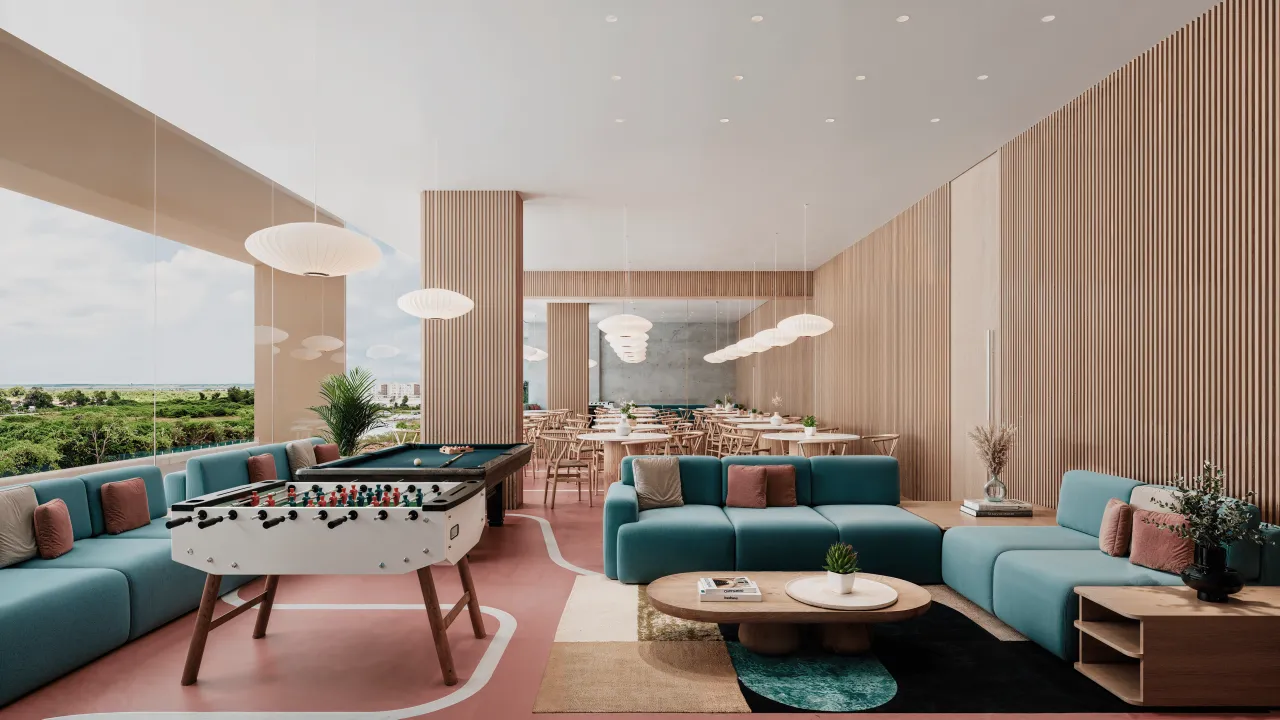 Unique commercial and corporate project with amenities.