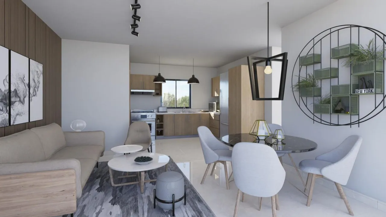 Apartments nearing completion, located a few meters from the San Isidro Highway
