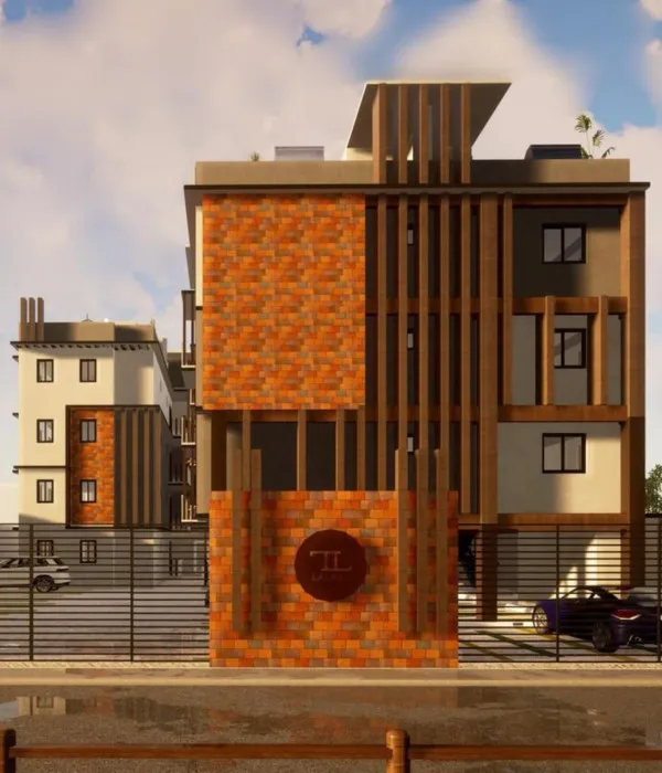 Modern apartment project, nearing completion, Fernandez Oriental Urbanization