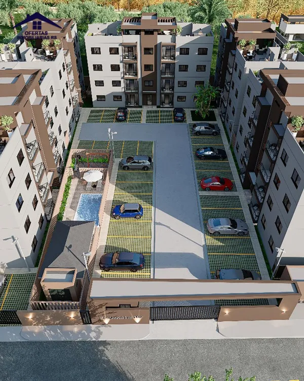 PROJECT JUST STEPS FROM LAS AMERICAS, WITH 2 AND 3 BEDROOM APARTMENTS