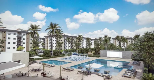 PROJECT WITH 1, 2, 3 BEDROOM APARTMENTS AND HOTEL ROOM, LOCATED IN PUNTA CANA