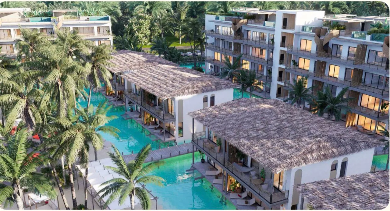 1 AND 2 BEDROOM APARTMENT PROJECT WITH LAGOON-STYLE POOL, LOCATED IN BAY