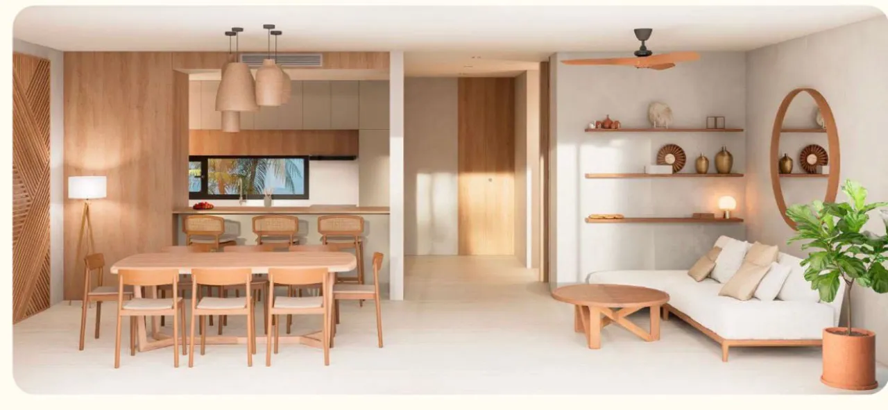 1 AND 2 BEDROOM APARTMENT PROJECT WITH LAGOON-STYLE POOL, LOCATED IN BAY