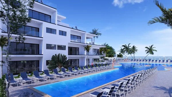 PROYECTO DE APARTAMENTOS EN PRIMERA LÍNEA DE PLAYA UBICADO EN UVEO ALTO