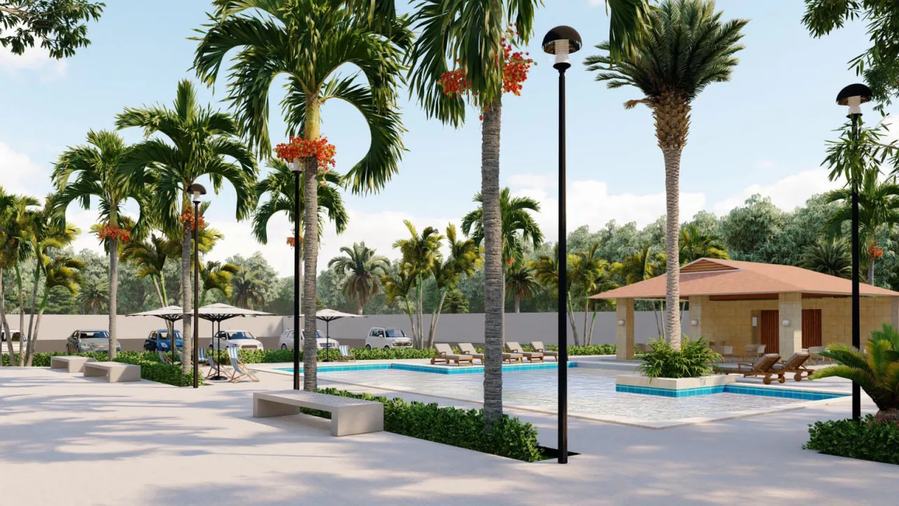 PLOTS FOR SALE FROM 180 METERS, INSIDE A CLOSED PROJECT IN BOCA CHICA