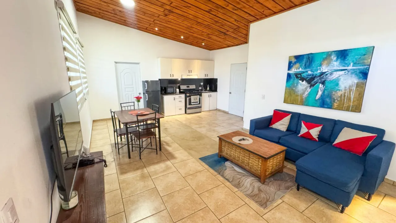 The Bohemian Sosua: Modern 1-BR Minimalist Apartment – Quiet & Secure