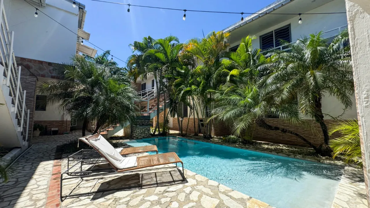 The Bohemian Sosua: Modern 1-BR Minimalist Apartment – Quiet & Secure
